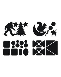 GEARAID GEAR PATCH -CAMPING BLACK