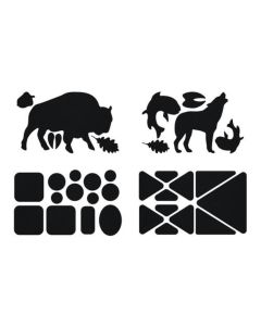GEARAID GEAR PATCH -WILDLIFE BLACK
