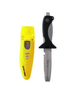PRO-DIVE CHISEL TIP KNIFE YELLOW