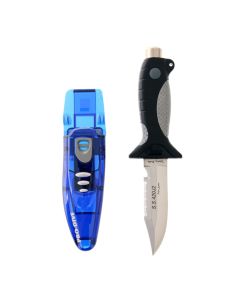 PRO-DIVE DROP POINT KNIFE - BLUE