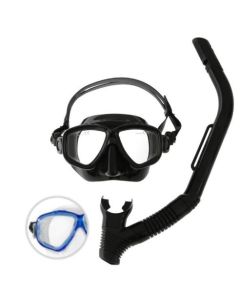 PRODIVE ADULT TWIN LENS STANDARD SILICONE MASK & SNORKEL SET