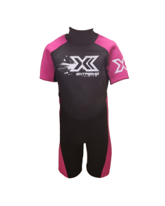 EXTREME LIMITS-SPRING SUIT CHILDS-BLACK/PINK-SIZE# 2